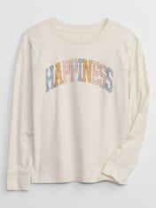 Gap Dětské tričko Happiness XL