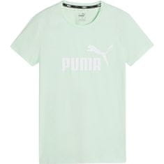 Puma Tričko zelené M Ess Logo