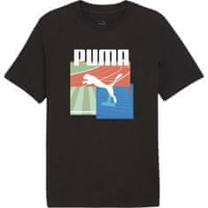 Puma Tričko černé XL Graphics Summer Sports