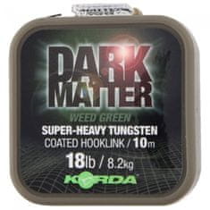 Korda Korda šňůrka Dark Matter Tungsten Coated Braid Weed Green 25lb 10m