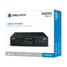 Cabletech URZ0338A DVB-T2 H.265 HEVC tuner černá