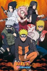 CurePink Plakát Naruto Shippuden: Skupina (61 x 91,5 cm)