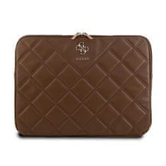 shumee Guess Quilted 4G Sleeve – pouzdro na notebook 13" / 14" (hnědé)