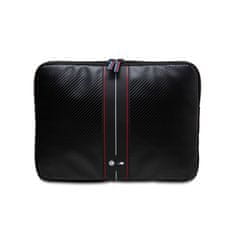 shumee BMW Carbon Red Stripes Sleeve - Pouzdro na notebook 13" / 14" (černé)