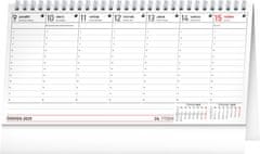 Presco Publishing NOTIQUE Stolní kalendář Plánovací 2025, 25 x 12,5 cm