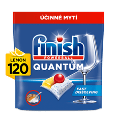 Quantum All in 1 kapsle do myčky nádobí Lemon Sparkle 120 ks
