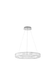 Nova Luce NOVA LUCE závěsné svítidlo AURELIA chromovaný kov a křišťál LED 40W 230V 3500K IP20 stmívatelné 9333066