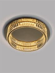 Nova Luce NOVA LUCE stropní svítidlo AURELIA zlatý kov a křišťál LED 29W 230V 3500K IP20 stmívatelné 9333079