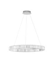 Nova Luce NOVA LUCE závěsné svítidlo AURELIA chromovaný kov a křišťál LED 47W 230V 3500K IP20 stmívatelné 9333067