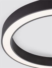 Nova Luce NOVA LUCE stropní svítidlo MORBIDO černý hliník a akryl LED 60W 230V 2700K - 4000K IP20 vč. dálkového ovládání stmívatelné Tuya 9345636