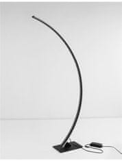 Nova Luce NOVA LUCE stojací lampa BRETON černý hliník a akryl LED 40W 230V 3000K IP20 stmívatelné 9348092