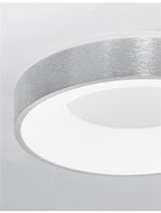 Nova Luce NOVA LUCE stropní svítidlo RANDO THIN broušený stříbrný hliník a akryl LED 30W 230V 3000K IP20 stmívatelné 9353834