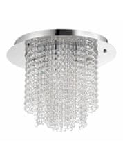 Nova Luce NOVA LUCE stropní svítidlo FONTANA chromovaný kov K9 křišťál G9 5x5W 230V IP20 bez žárovky 9361082