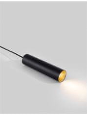 Nova Luce NOVA LUCE závěsné svítidlo AILA černý hliník GU10 1x10W IP20 220-240V bez žárovky 9419422