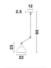 Nova Luce NOVA LUCE stropní svítidlo VIRGO černá a mosazný kov E27 1x12W 230V IP20 bez žárovky 9420851