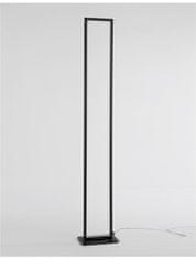 Nova Luce NOVA LUCE stojací lampa WENNA matný černý hliník a akryl LED 36W 230V 3000K IP20 9500812