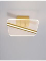 Nova Luce NOVA LUCE stropní svítidlo JERTUNA zlatý hliník a akryl LED 21W 230V 3000K IP20 9545221