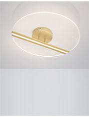 Nova Luce NOVA LUCE stropní svítidlo JERTUNA zlatý hliník a akryl LED 30W 230V 3000K IP20 9545330