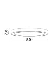 Nova Luce NOVA LUCE stropní svítidlo STING LED stropní svítidlo hliník a akryl černá Epistar SMD2835 50W 3000K Eaglerise TRIAC driver D90 H7.8 120st. IP20 stmívatelné 9558640