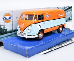 Motor Max Volkswagen T1 GULF Dodávka Oranžová/Světle Modrá Motormax 1:24