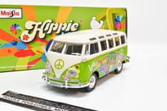 Maisto Volkswagen T1 Samba Bus - Hippie serie Maisto 1:25
