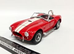 Welly Shelby Cobra 427 SC (1965) - Červená/Béžová WELLY 1:24