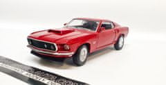 Welly Ford Mustang Boss 429 (1969) - Červená WELLY 1:24