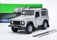 Welly Land Rover Defender - silver WELLY 1:24