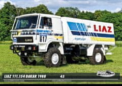 RETRO-AUTA© Pohlednice TRUCK č. 45 - Liaz 111.154 Dakar 1988