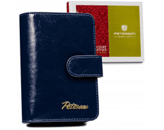 shumee Dámská kožená peněženka na patentku - Peterson