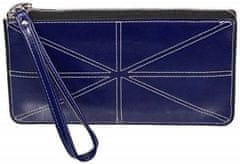 shumee Dámská peněženka ve stylu penálu vyrobená z ekokůže, s přihrádkami na karty a šňůrkou