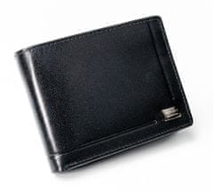 shumee Kompaktní černá peněženka z vysoce kvalitní RFID přírodní kůže - Rovicky