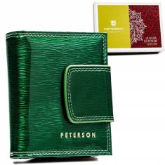 shumee Kompaktní dámská peněženka z lakované kůže - Peterson