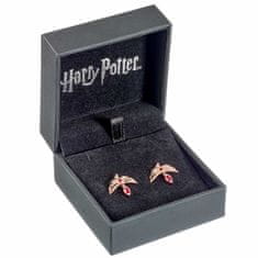 Carat Shop Harry Potter pozlacené náušnice Fawkes Rose Gold s krystaly