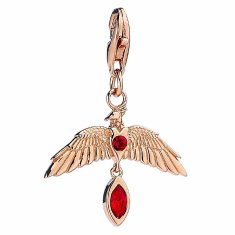 Carat Shop Harry Potter pozlacený připínací přívěsek Fawkes Rose Gold