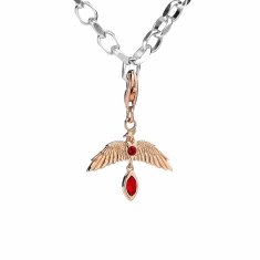 Carat Shop Harry Potter pozlacený připínací přívěsek Fawkes Rose Gold