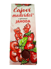 Lipoo Lipoo čajoví medvídci Jahoda 50g