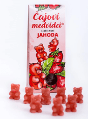 Lipoo Lipoo čajoví medvídci Jahoda 50g