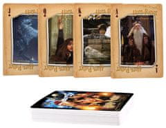 CurePink Hrací karty Harry Potter: Kámen mudrců 54 karet (6 x 9 x 2 cm)