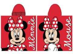 Faro Tekstylia Červené dětské pončo Minnie Mouse