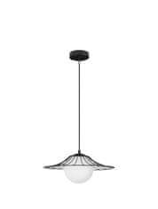 Nova Luce NOVA LUCE závěsné svítidlo FLY matný černý kov E27 1x12W 230V IP20 bez žárovky 9620126