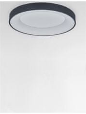 Nova Luce NOVA LUCE stropní svítidlo RANDO SMART černý hliník a akryl LED 50W 230V 3000K - 4000K IP20 Tuya stmívatelné 9853042