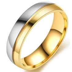 IZMAEL Pánský prsten Hope-Zlatá/Stříbrná/59mm KP32468