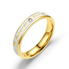 IZMAEL Dámský prsten Forever Love-Zlatá/52mm KP32422