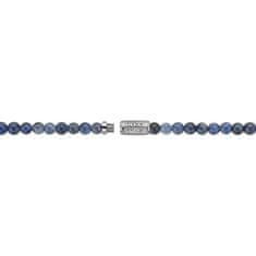 Rebel & Rose Pánský korálkový náhrdelník Midnight Blue RR-NL037-S-55