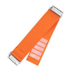 FIXED Nylonový řemínek Nylon Sporty Strap pro Garmin QuickFit 26mm, oranžový (FIXNST2-QF26MM-OR)