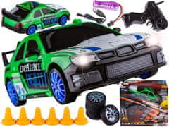 shumee Drift Car, Auto RC Drift 1:24 2,4 GHz 4WD ZELENÁ