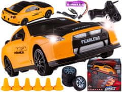 shumee Drift Car, Auto RC Drift 1:24 2,4 GHz 4WD ŽLUTÁ