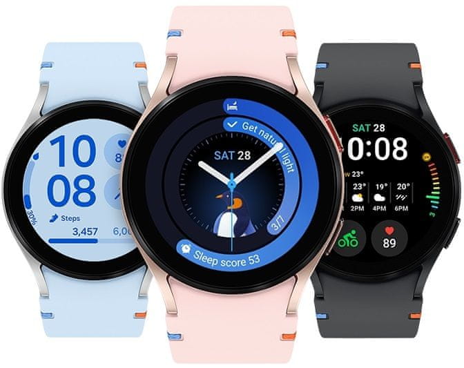 Chytré hodinky smartwatch Samsung Galaxy Watch6 chytré hodinky výkonné chytré hodinky zdravotní funkce operační systém Wear OS jedinečné funkce vyspělé funkce Google Pay EKG míra okysličení krve fitness hodinky vlajkový výkon kvalitní materiál EKG prémiové zpracování odolné materiály NFC platby interní paměť hudba multisport ovládání fotoaparátu