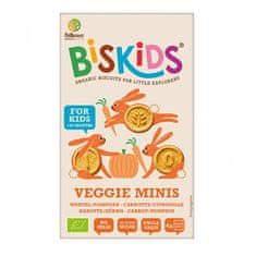 Belkorn Belkorn Biskids BIO dětské celozrnné mini sušenky s mrkví a dýní 120g